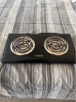 Hot Plate - Dual - Black and Decker