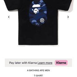 BATHING APE MEN T-SHIRT COLOR CAMO BIG APE HEAD TEE MENS