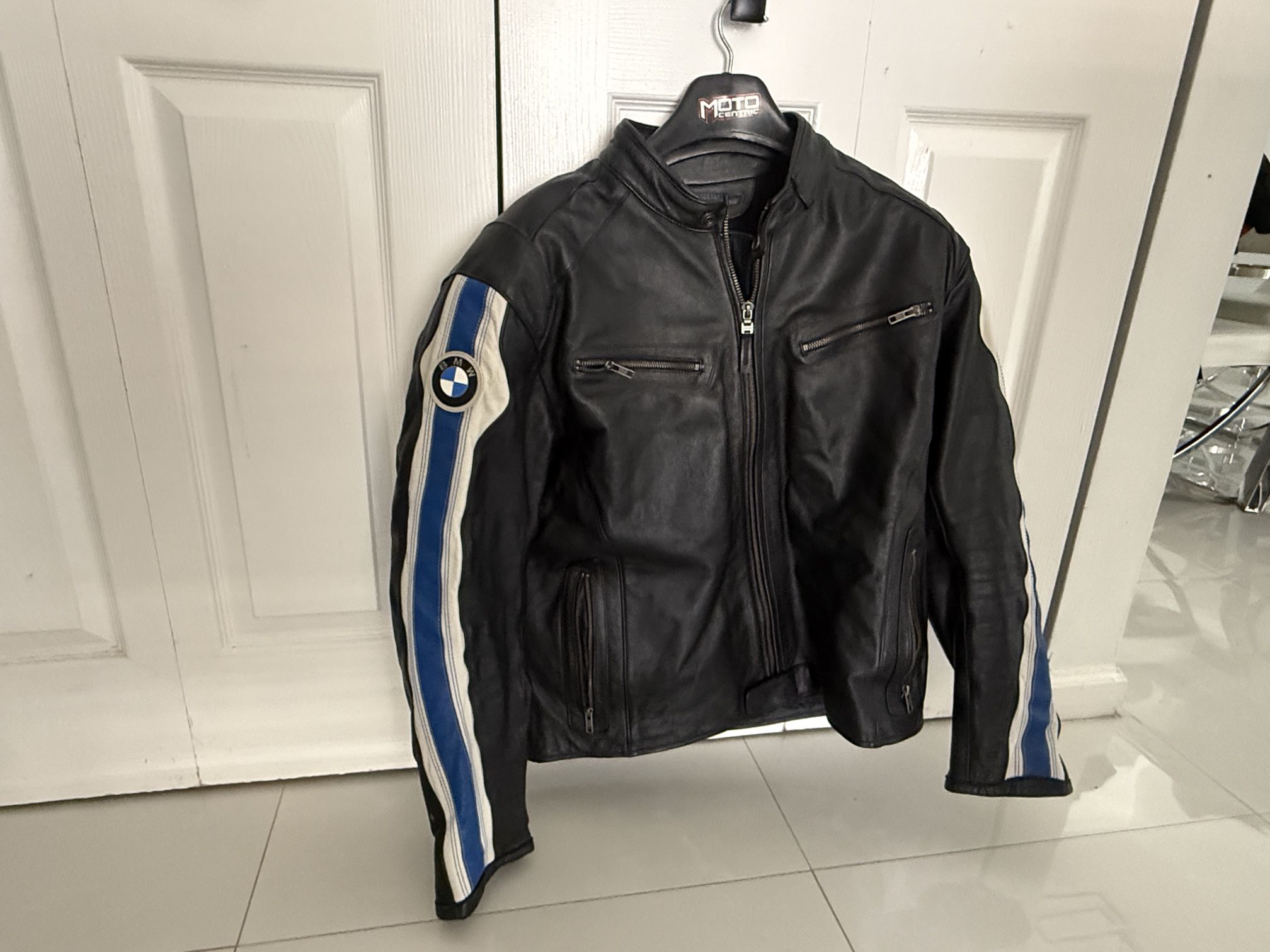 BMW Motorrad Collector’s Edition Leather Jacket | Genuine Leather | Full CE Armor | Rare Design