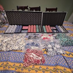 MEGA LOT POKER CHIPS 