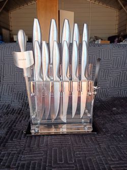 BEAFUORCT 15-Piece Stainless Steel Knife