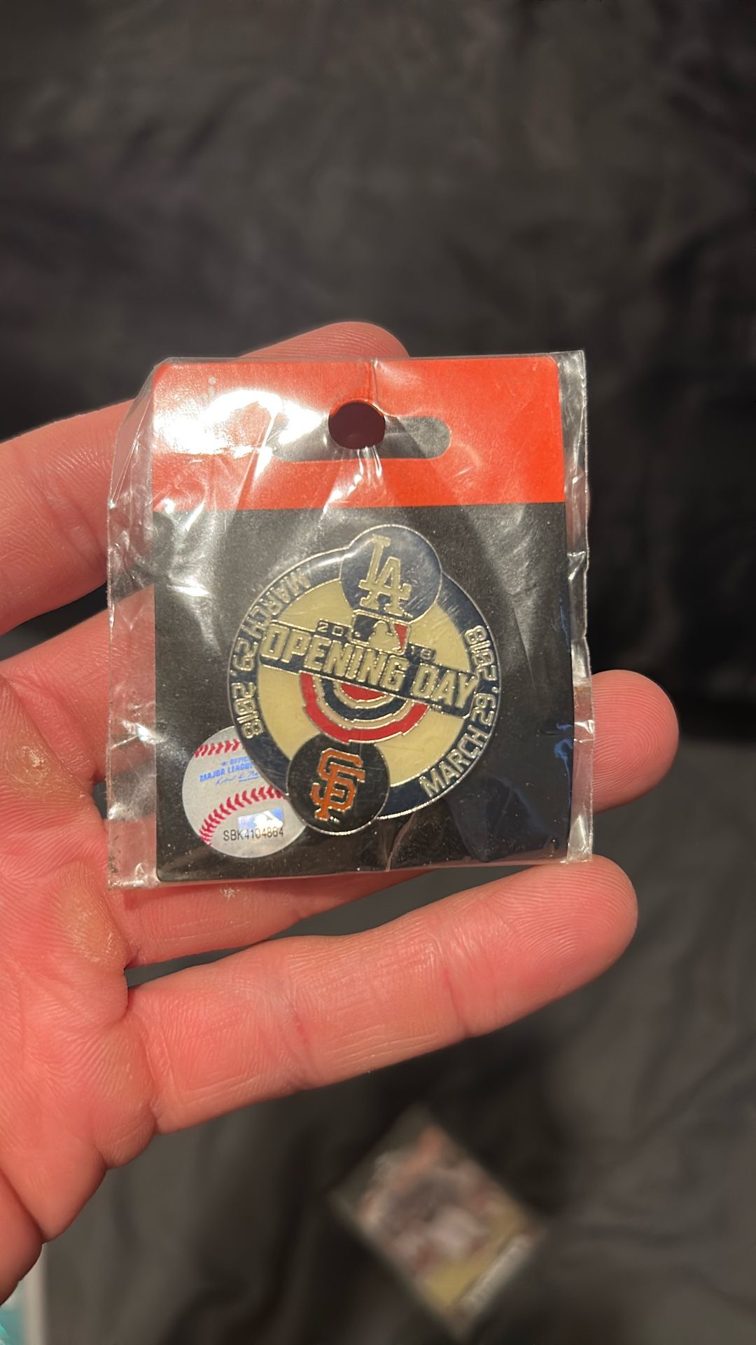 Dodgers Opening Day Pin 2018