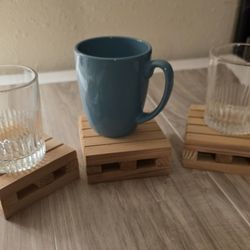Handmade Cedar Coasters Set Of 3