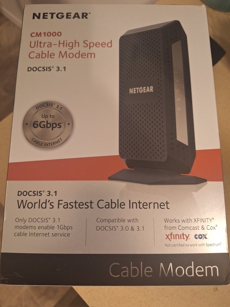 Netgear CM1000 Modem Ultra High Speed