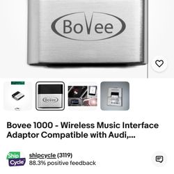 Bovee 1000 - Wireless Music Interface Adaptor Compatible with Bluetooth 