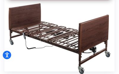Adjustable twin bed for seniors and wheels chairs, walkers