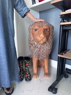 Lion statue