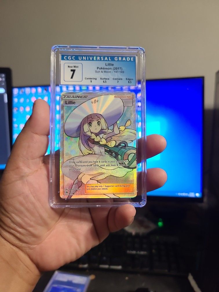 Misgraded Cgc 7 Lillie 147/149 Trading cards