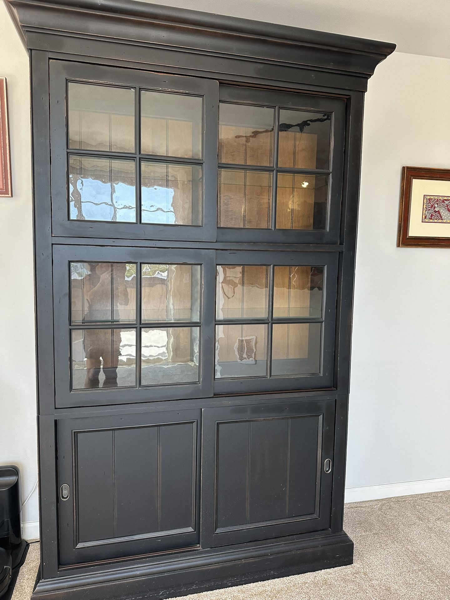 Ethan Allen “New Country” China Cabinet