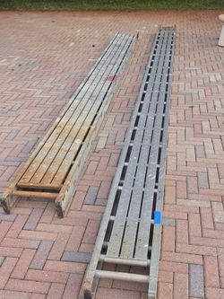 Aluminum plank 1 x 20 ft.