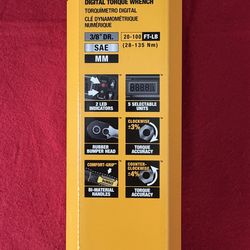 DEWALT Digital Torque Wrench - BRAND NEW