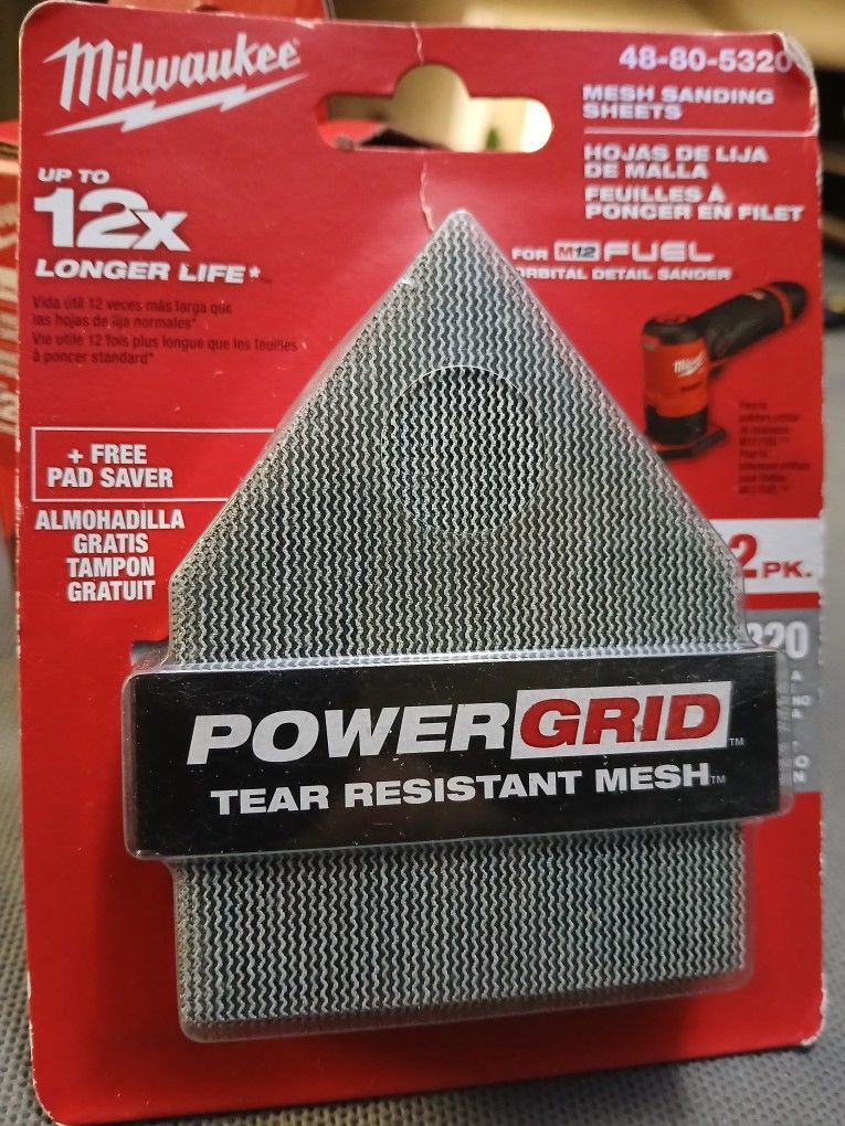Milwaukee 108 Reusable Sanding Pads