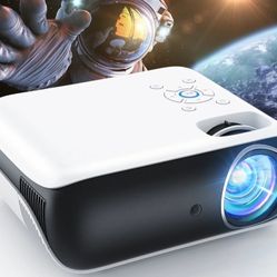 2 Left! HAPPRUN H1 1080P 4K Video Projector, Support 40" to 200" Screen, Black - New in Unopened Box - $80 each, both for $130 ($65 each)