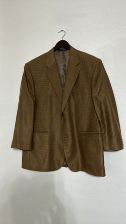 Chaps Men’s Dark Brown Tweed Botton Front Coat. Tags have been removed, Never Worn, New.