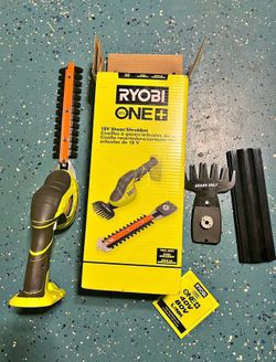 RYOBI ONE+ 18V Cordless Grass Shear and Shrubber Trimmer (Tool Only)