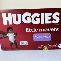 Huggies Size 4 Little Movers (66 count)