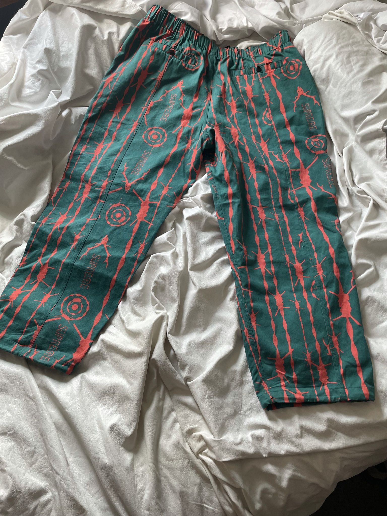 Supreme South2 West8 Belted  Pant Teal Medium