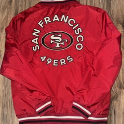 New Men’s Size Large San Francisco 49ers Nylon Jacket 