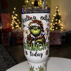 Christmas 40oz Grinch Tumbler