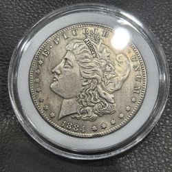 1884-S Morgan Silver Dollar