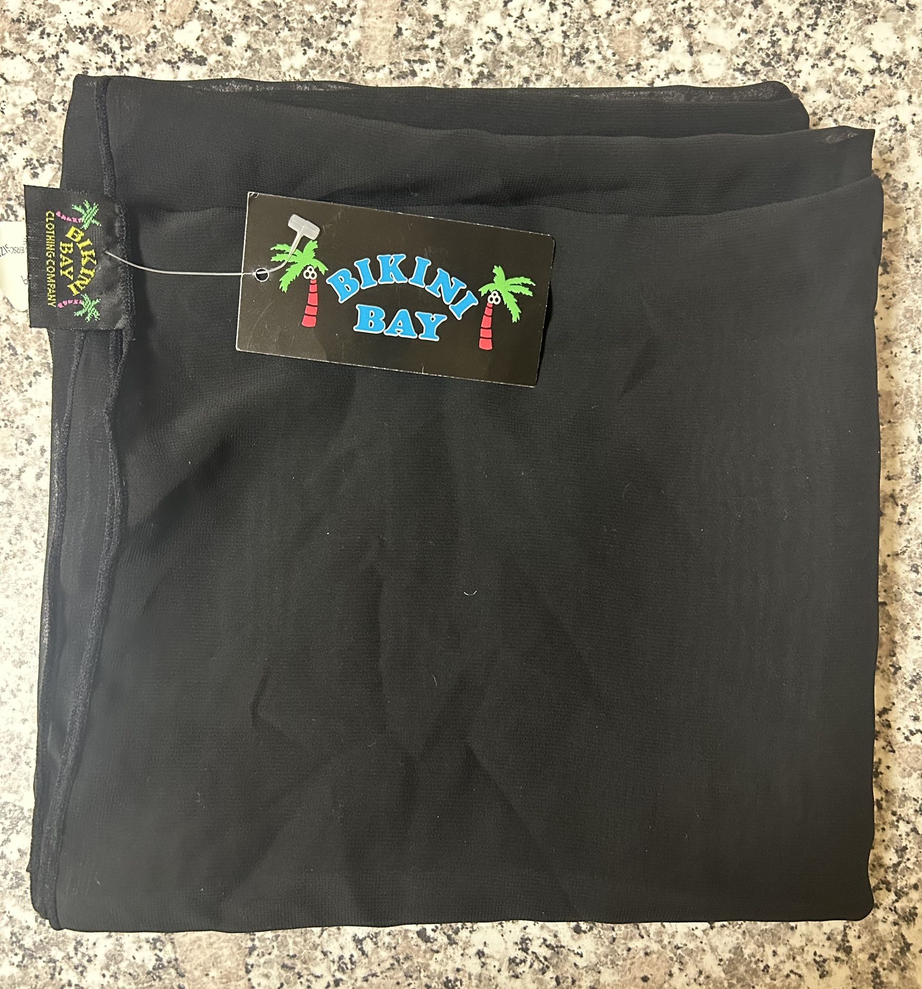 NEW Bikini Bay Black Swim Sarong