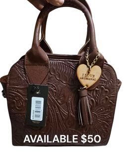 Nueva Bolsa Artesanal Cafe Crossbody