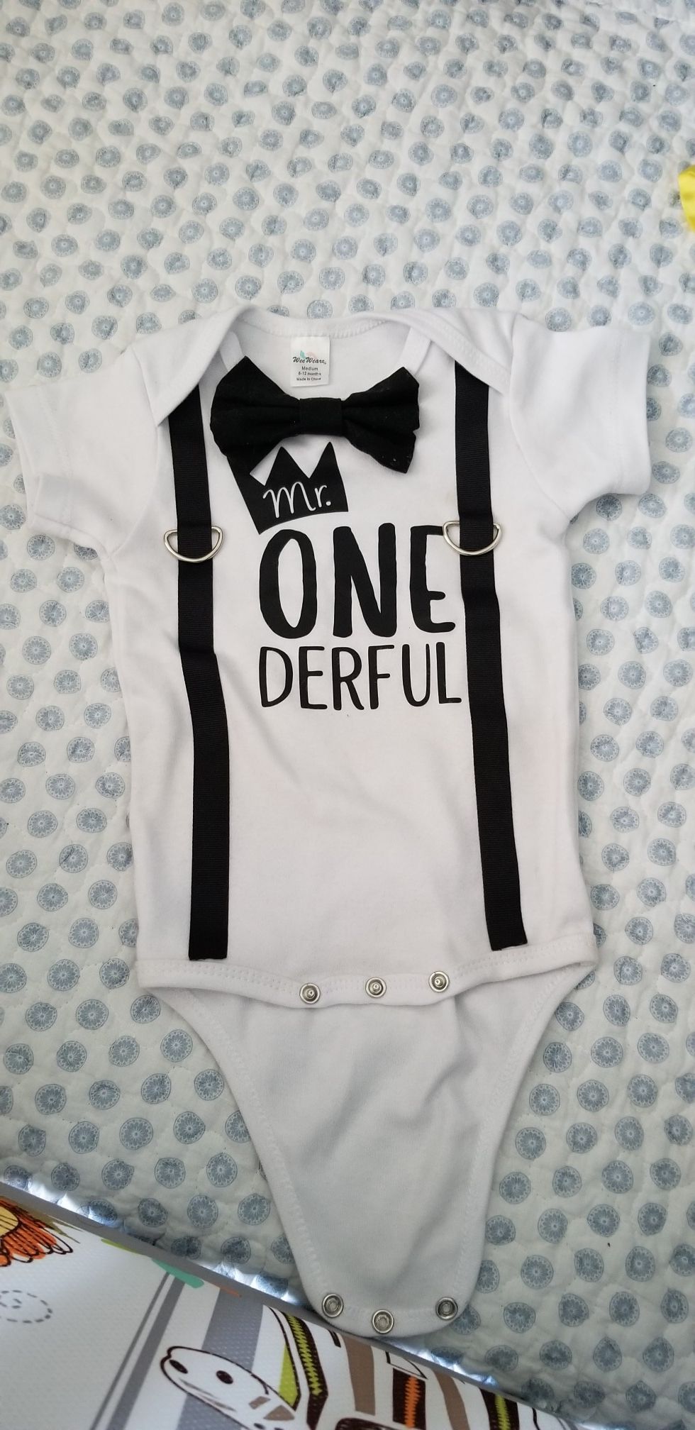 Mr onederful onesie