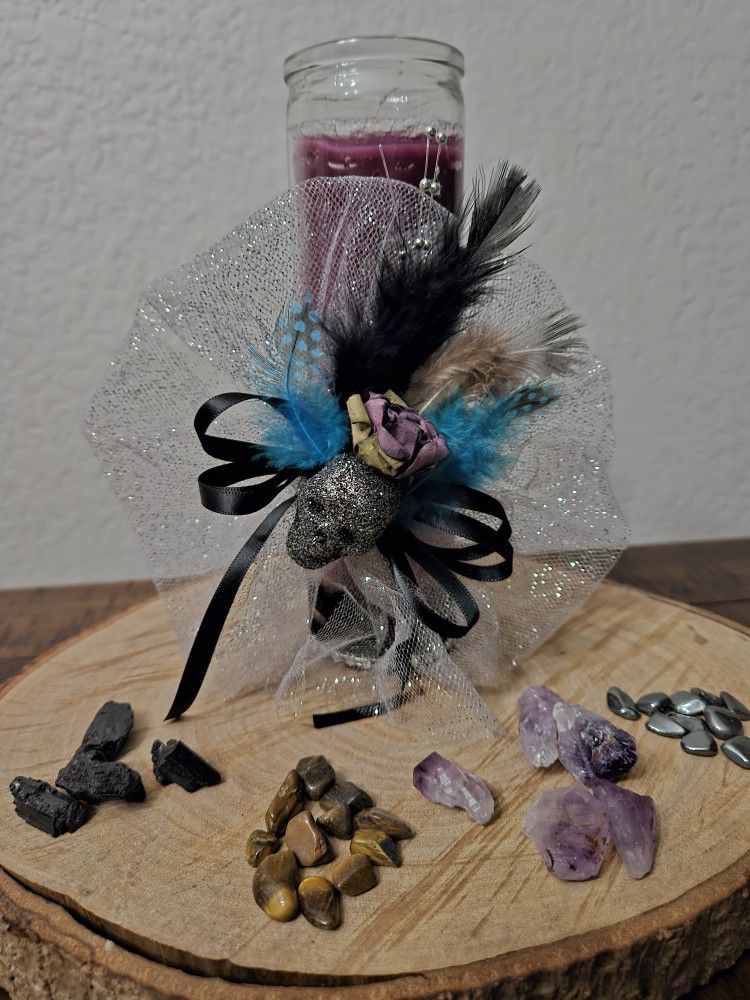 Ancestor  Candle (Halloween/Dia De Los Muertos)