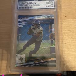 2022 PRESTIGE JUSTIN JEFFERSON XTRA POINTS-DIAMOND APG GEM MT 10