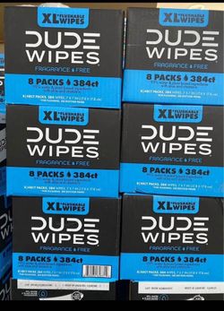 DUDE Flushable Wipes