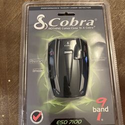 COBRA Radar Detector - 9 Band Radar Detector NEW IN BOX