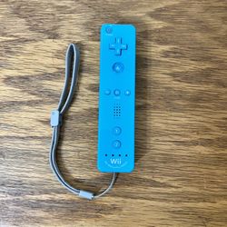 Nintendo Wii system controller Wiimote control Genuine official original brand remote oem Blue Motion Plus