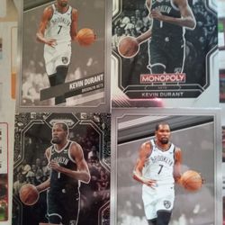 Four Diff , Kevin Durant Basketball Cards. 