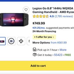 Lenovo Hand Held Gaming Counsel