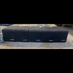 Single BOSE Red-Line Acoustimass Double Cube Speakers Black
