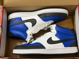 Nike Mid-Top Sneakers Blue Black White