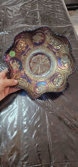 Vintage Fenton dragon plate