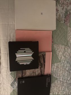BTS albums (BE, MOTS Persona, You Never Walk Alone)
