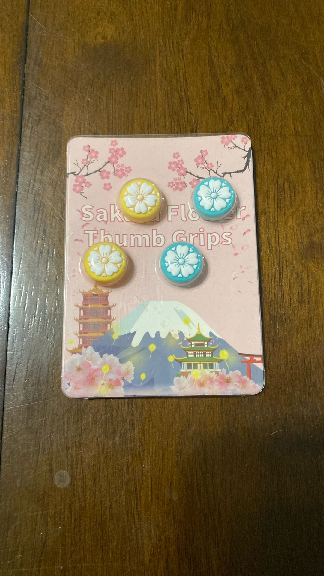 Nintendo Switch & Lite Sakura Flower Thumb Grip Caps Joystick Cap