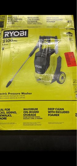 Ryiobi pressure washer 2100 psi
