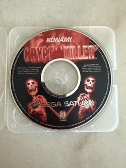 Crypt Killer – Sega Saturn – Disc Only – Tested