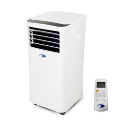 Whynter Portable Air Conditioner 10,000 BTU with Dehumidifier & Cooling Fan for 300 Sq. Ft. Rooms, Includes AC Unit Window Kit, ARC-102CS (7,000 BTU S