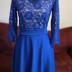 Blue Lace Dress