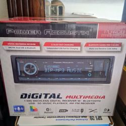 Power Acoustik Bluetooth Car Stereo New In The Box