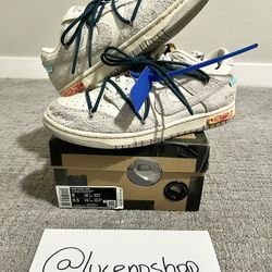 ✅Nike Off-White x Dunk Low Lot 16 of 50✅