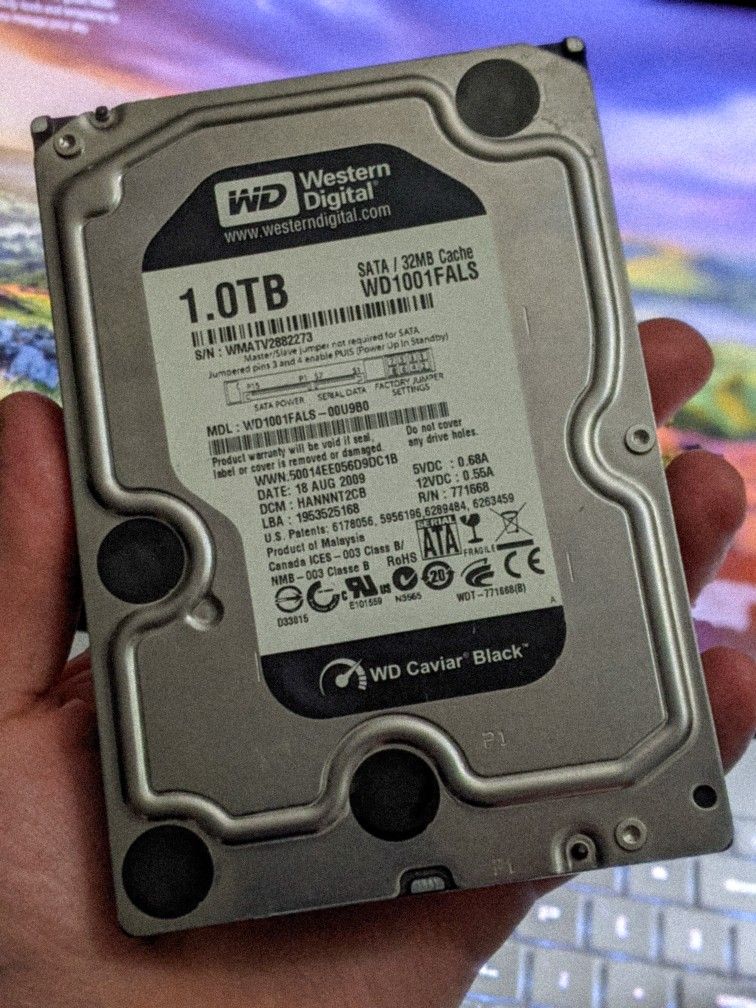Western Digital 1TB 3.5" SATA HDD