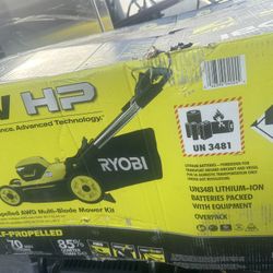 Lawnmower Rioby Con Battery Charger 