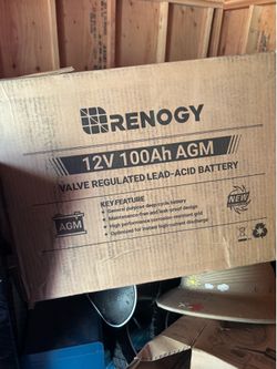 Renogy deep cycle batteries