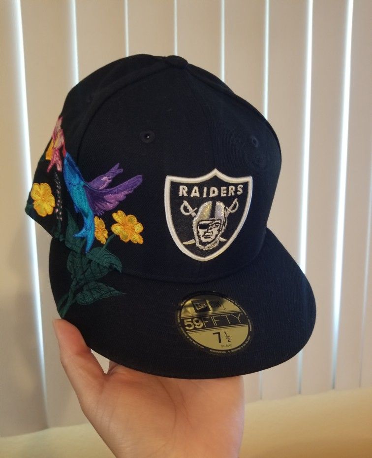 New Era 59FIFTY Las Vegas Raiders NFL Fitted Hat Size 7 1/2