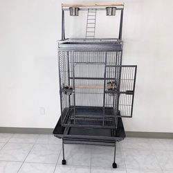 $155 (Brand New) Large 68” parrot bird cage for parakeets cockatiel chinchilla conure cockatoo lovebird parakeet